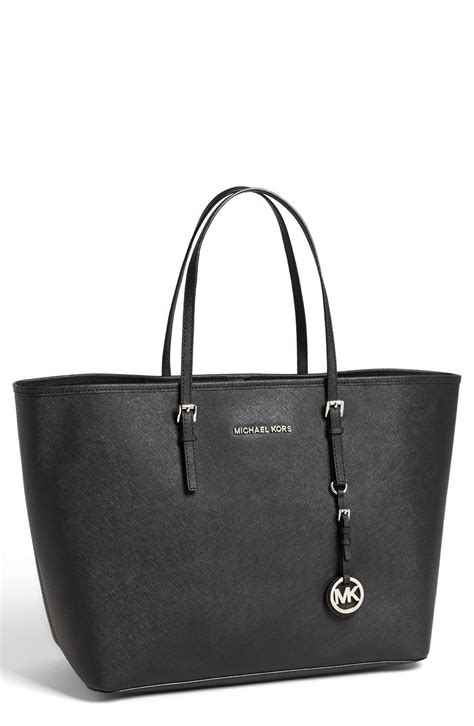 michael kors travel md ew tote black|Michael Kors travel suitcase.